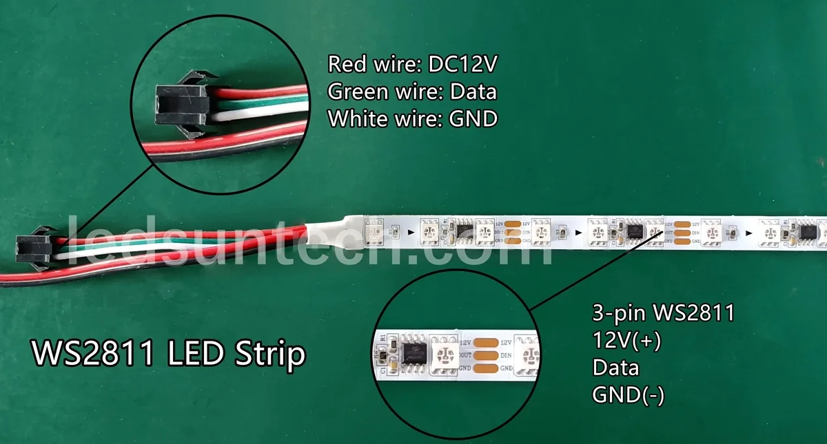 WS2811 LED Strip Wires