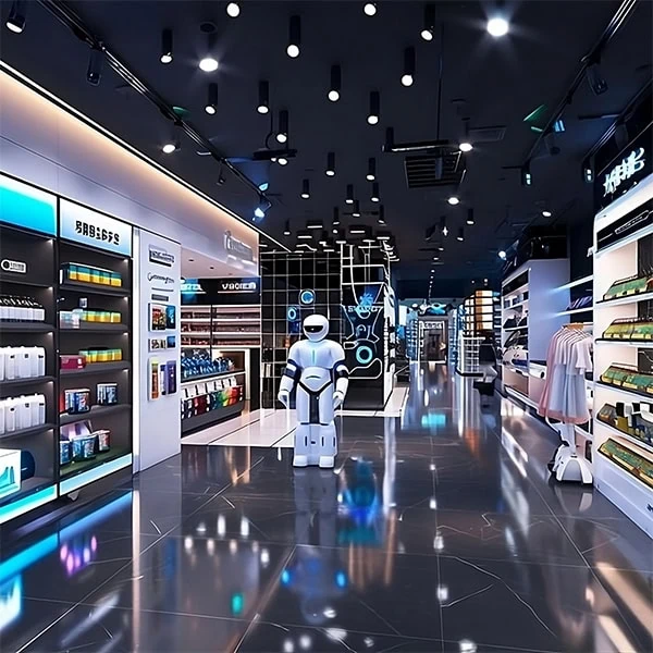 Led Neon Store Blue LED Neon Flex 360° Retail Store Feature Intelligence Lighting ...