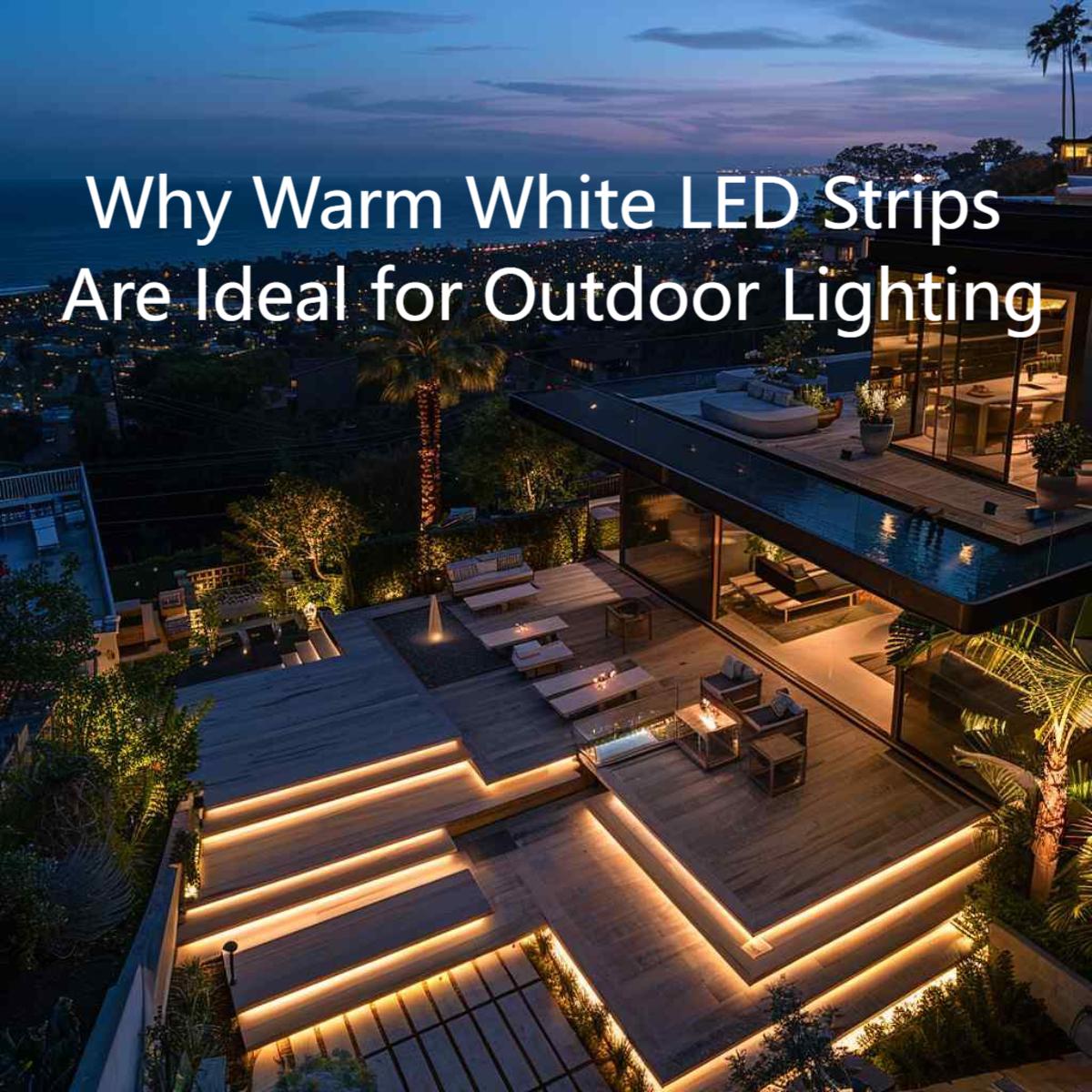 Why Warm White LED Strips Are Ideal for Outdoor Lighting