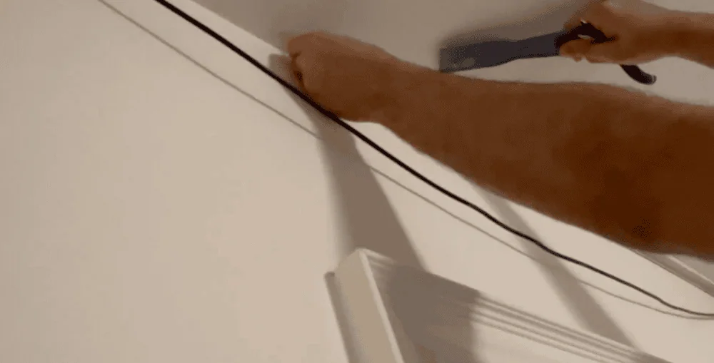 Step 1 Pre treatment of Wall Mounted LED Strips 1