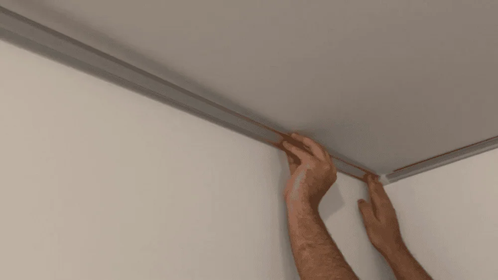 Step 2 Install the Light Strip Diffuser Channel 1