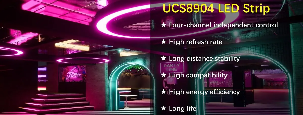 UCS8904 LED Strip 1 UCS8904 led strip features