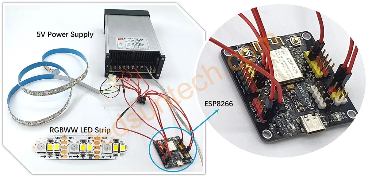 esp8266 rgbww
