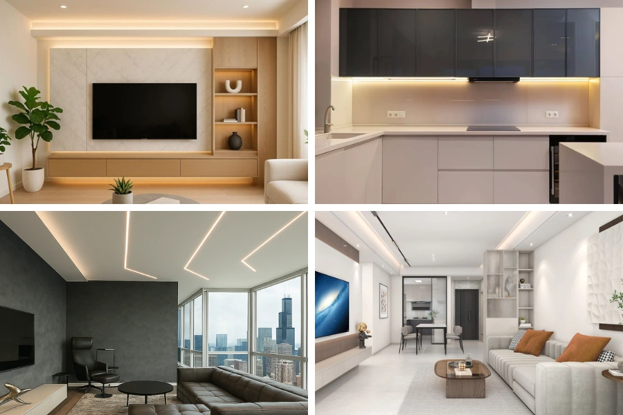 Standard LED Strip Applicable Scenarios