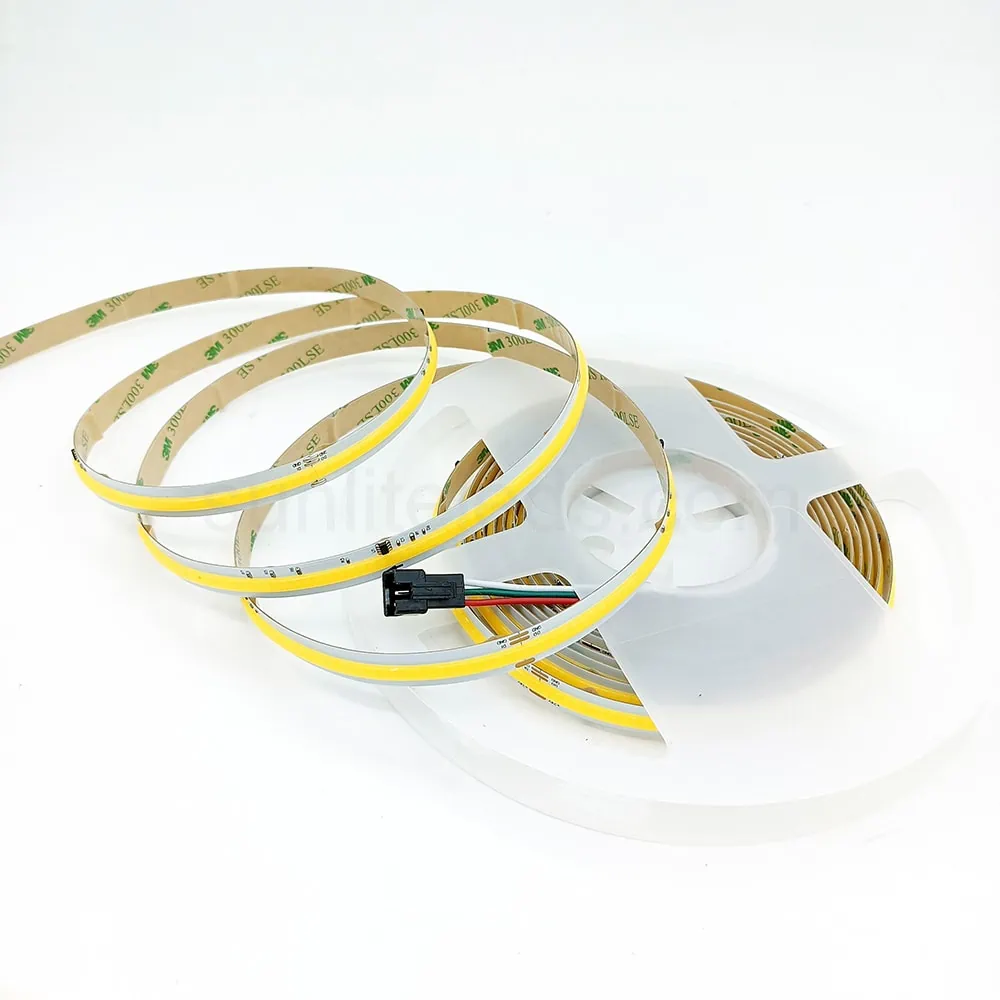 10mm 378led 12V White Chasing Addressable COB LED Strip