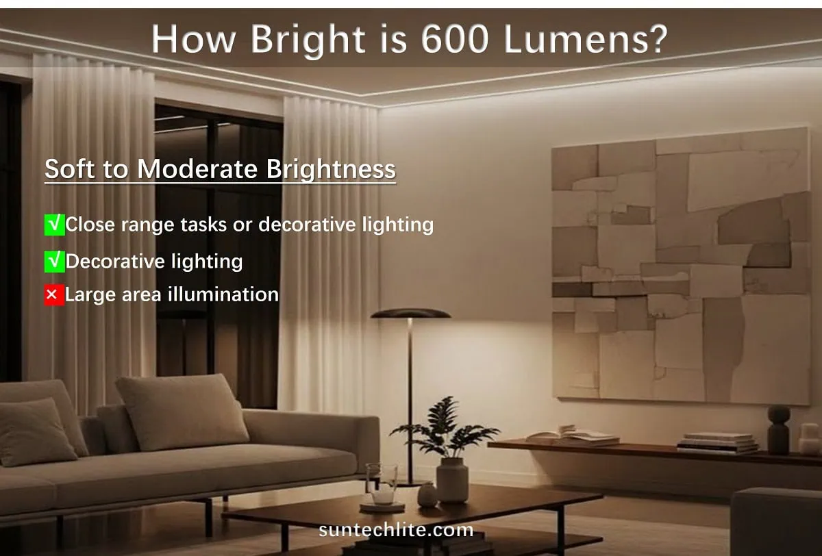 How Bright is 600 Lumens?