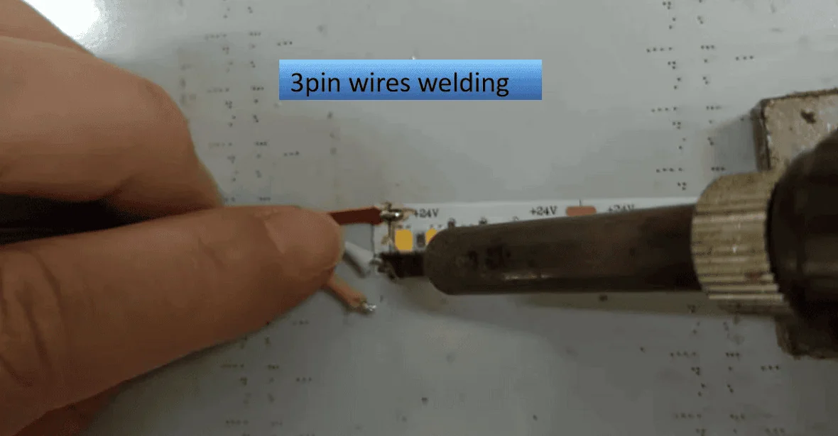 3pin wires welding C