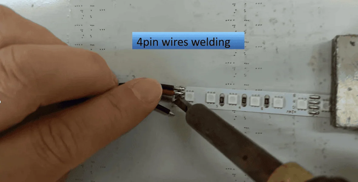 4pin wires welding C