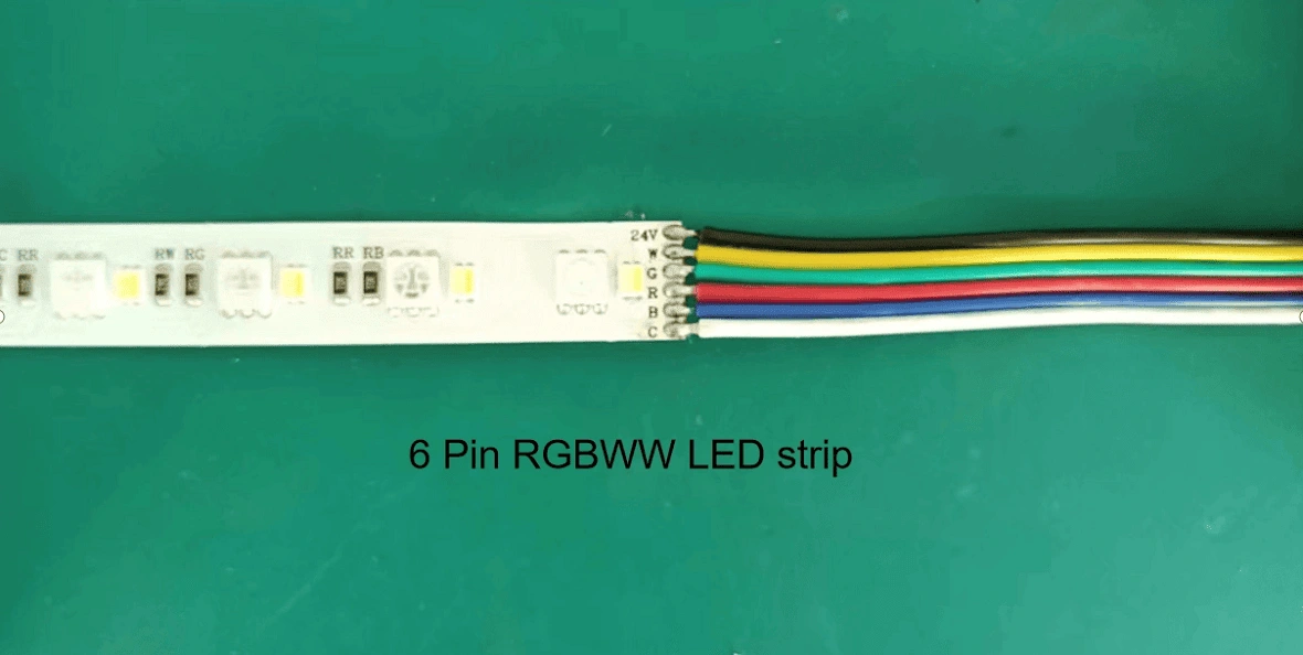 6PIN RGBWW led strip C1