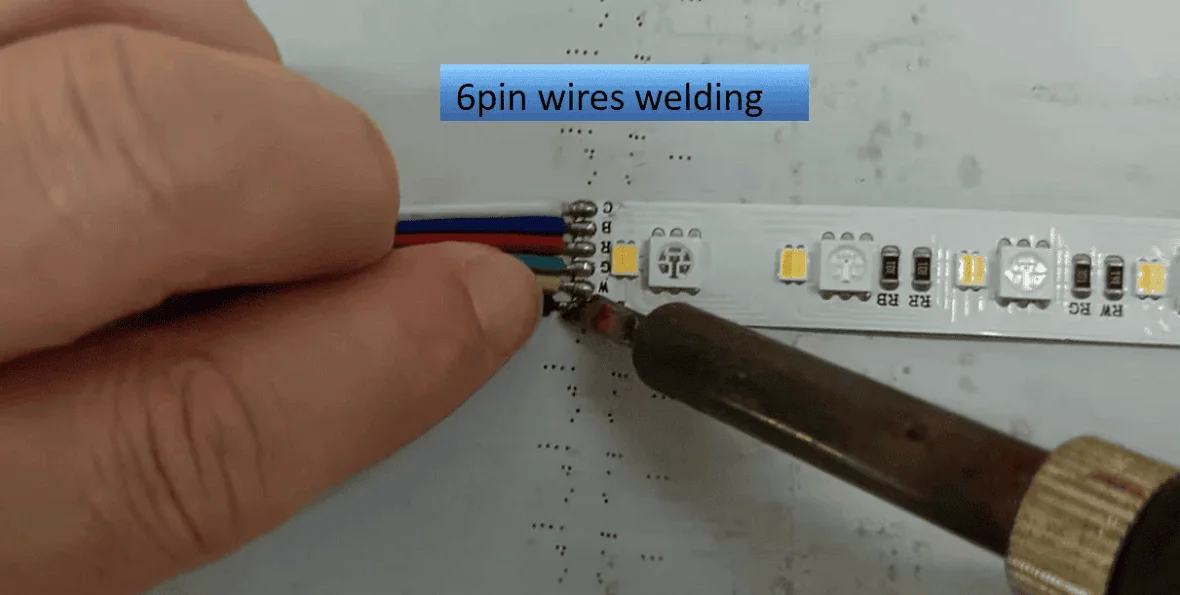 6pin wires welding C