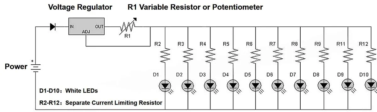 resistor dimming wiring schematic