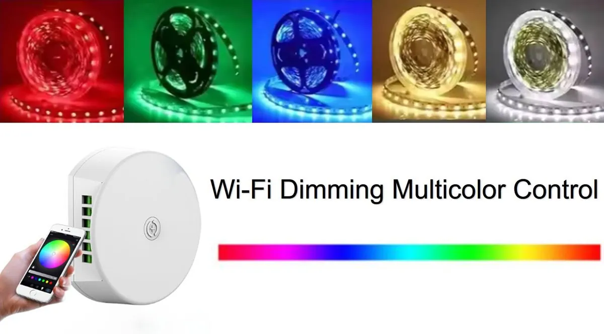wi fi dimming mulitcolor control