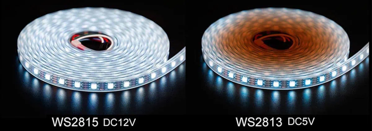 ws2815 led strip breakpoint resumption vs. ws2813 led strip no breakpoint resumption