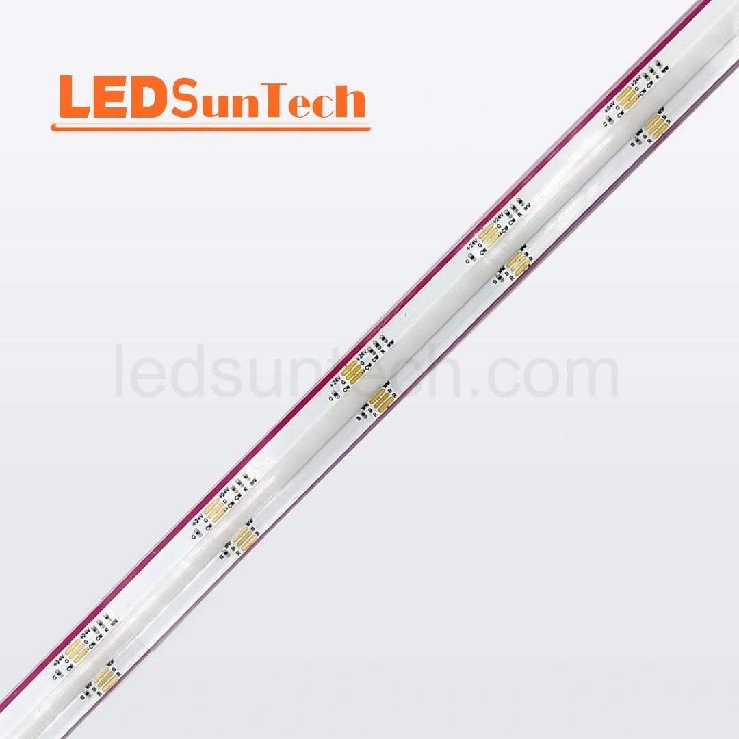Home 36 COB DC24v 910led 6pin 12mm RGBWW IP67